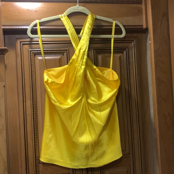 NWOT Veronica Beard STEWART CHARMEUSE TOP in Bright Sunset Size 8 - Picture 6 of 14